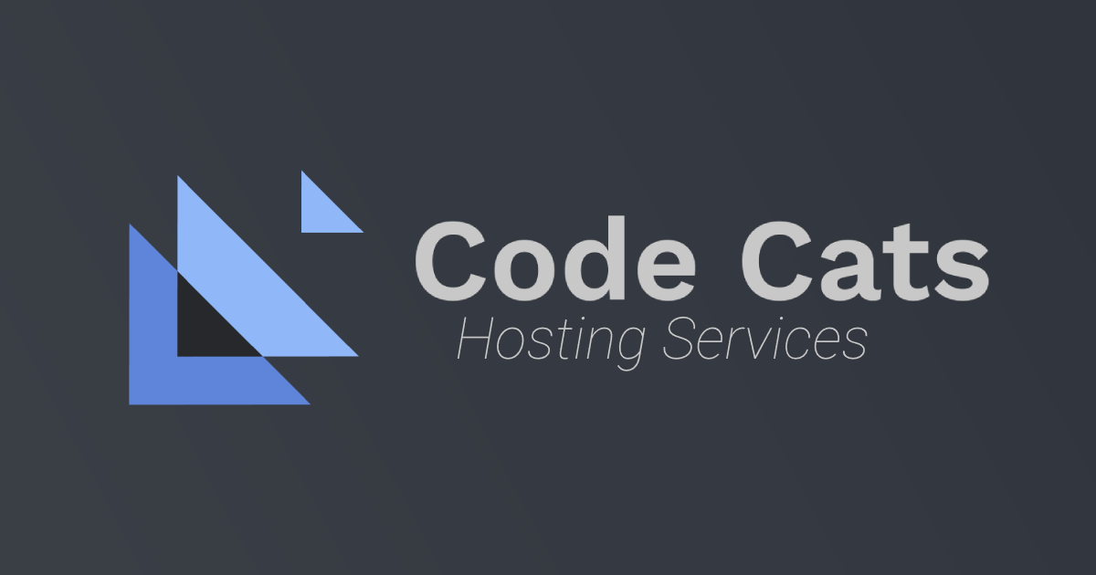 New Partnership with Code Cats Hosting Services